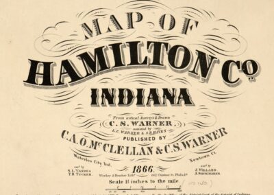 1866 Hamilton County Map
