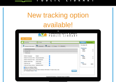 New Tracking Option Available!