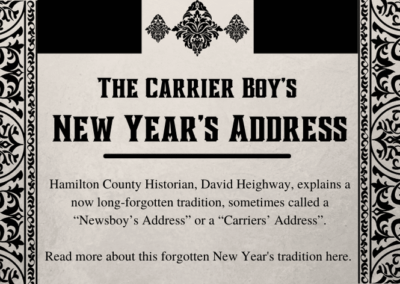 A New Year’s Address