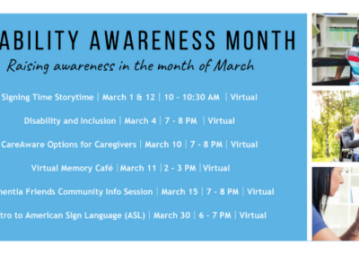The Hamilton East Public Library Celebrates Disability Awareness Month in March