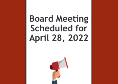 Library Board Meeting Scheduled For April 28, 2022