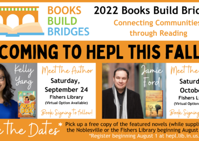Save the Date: HEPL’s Books Build Bridges 2022