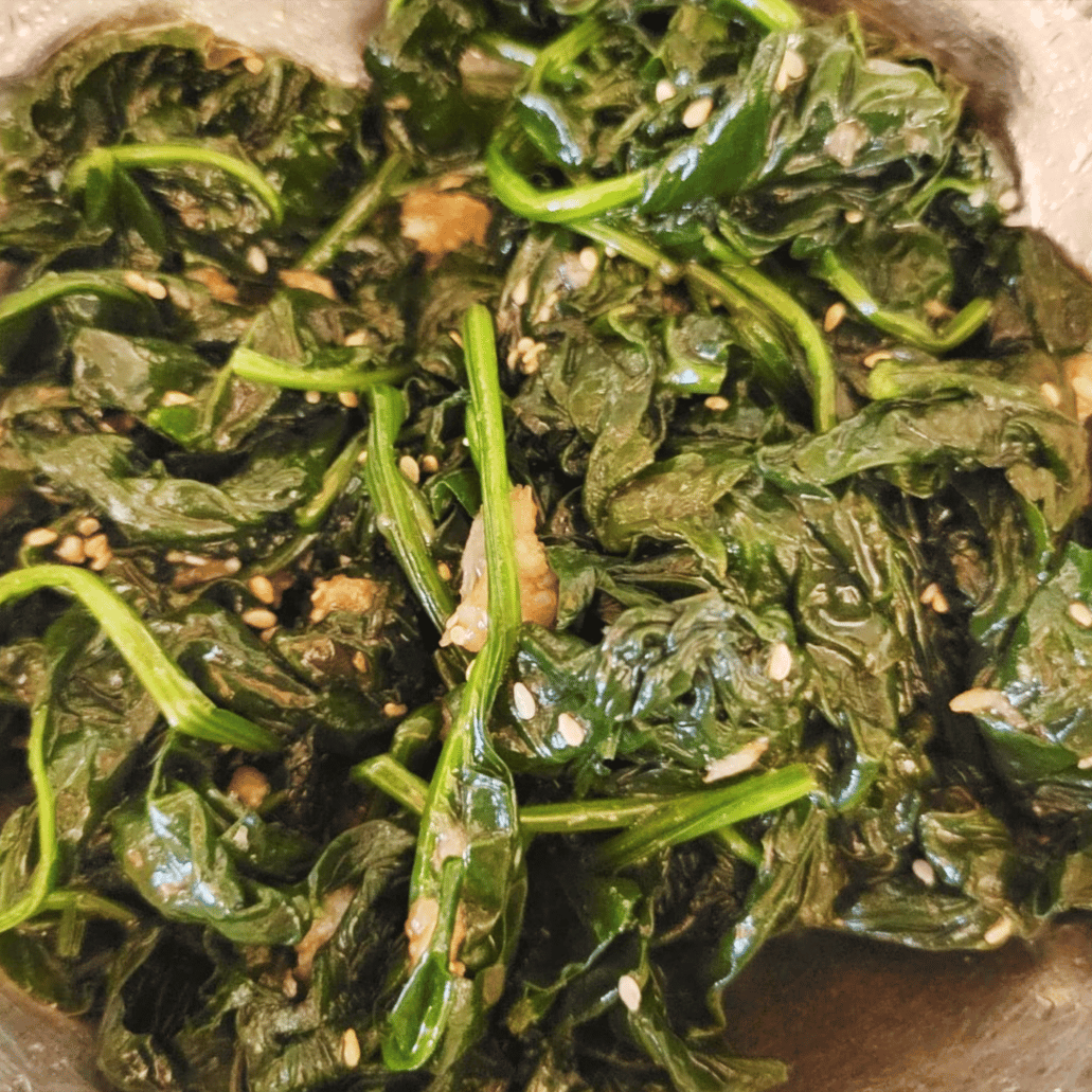 Spinach with Sesame