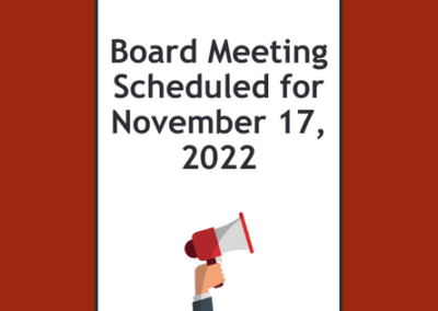 Library Board Meeting Scheduled For November 17, 2022