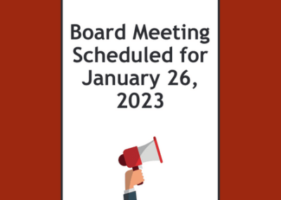 Library Board Meeting Scheduled For January 26, 2023