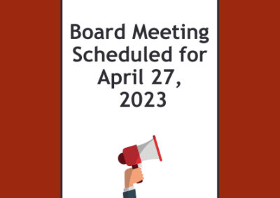 Library Board Meeting Scheduled For April 27, 2023