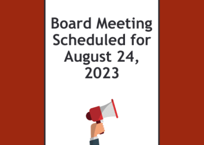 Library Board Meeting Scheduled For August 24, 2023
