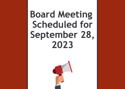 Library Board Meeting Scheduled For September 28, 2023