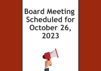 Library Board Meeting Scheduled For October 26, 2023
