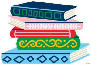 stack of books illustration