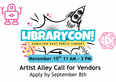 Artist Alley at LibraryCon! Marketplace