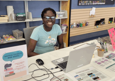 Volunteering at the Library