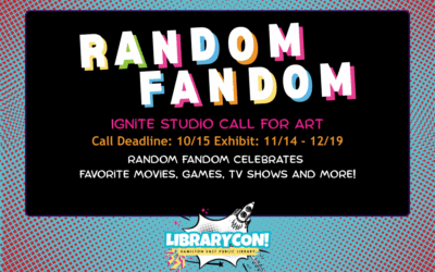 “Random Fandom” Fan Art Exhibit at LibraryCon!