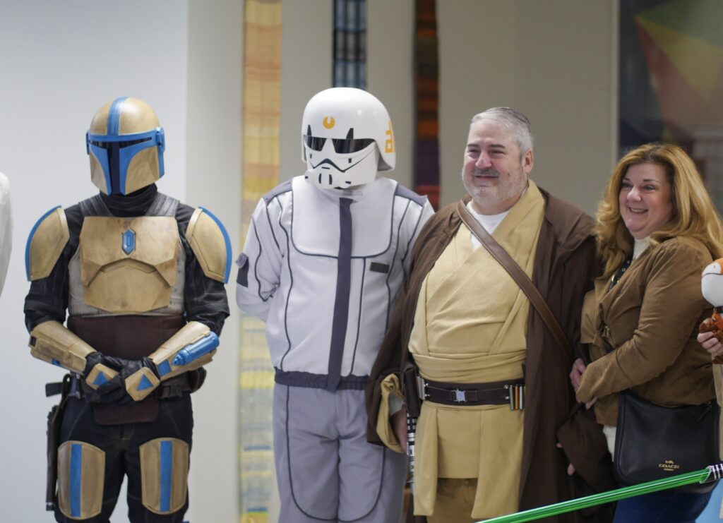 Four Star Wars cosplayers