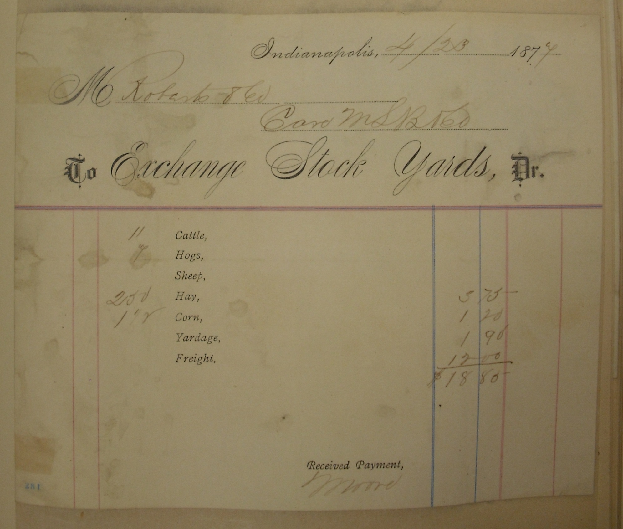 Stephen Roberts business record