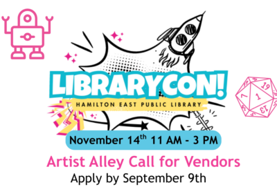 LibraryCon! Artist Alley Call for Vendors