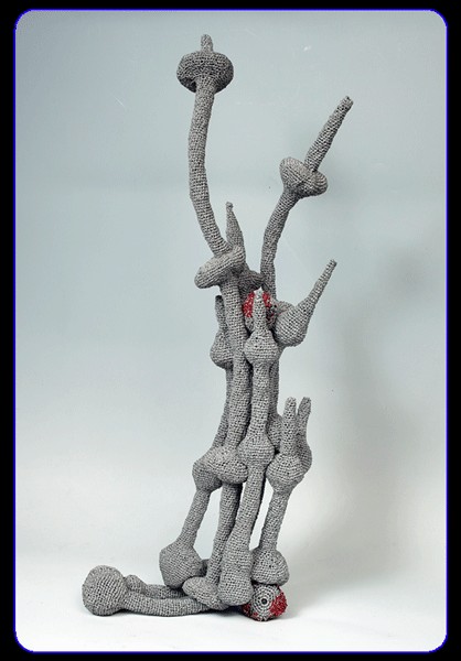 crochet sculpture