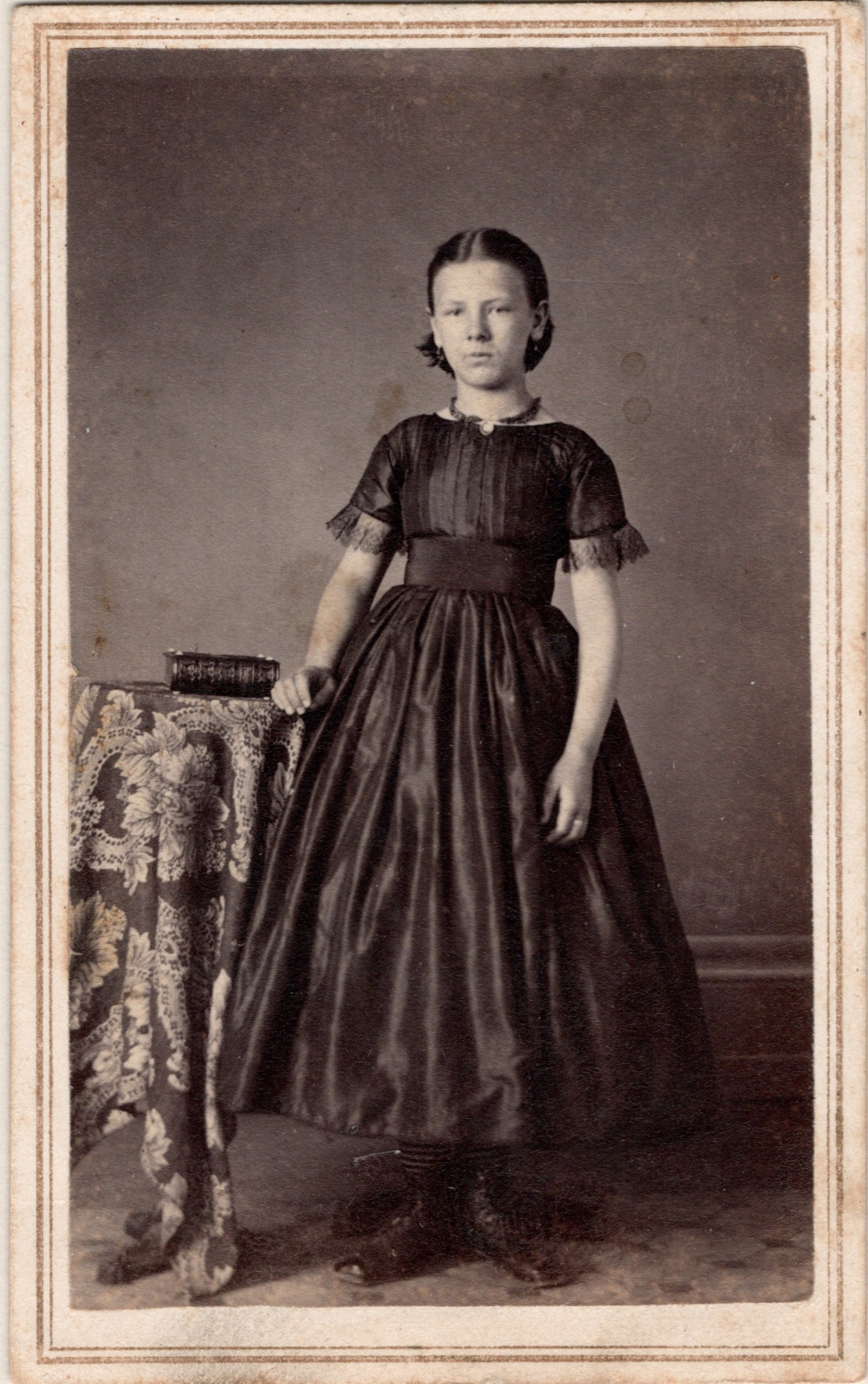 vintage photo of girl