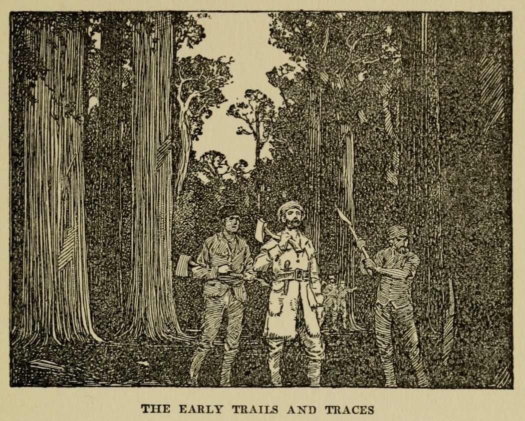 “Once upon a time in Indiana” by Charity Dye, 1916; illustration by Franklin Booth