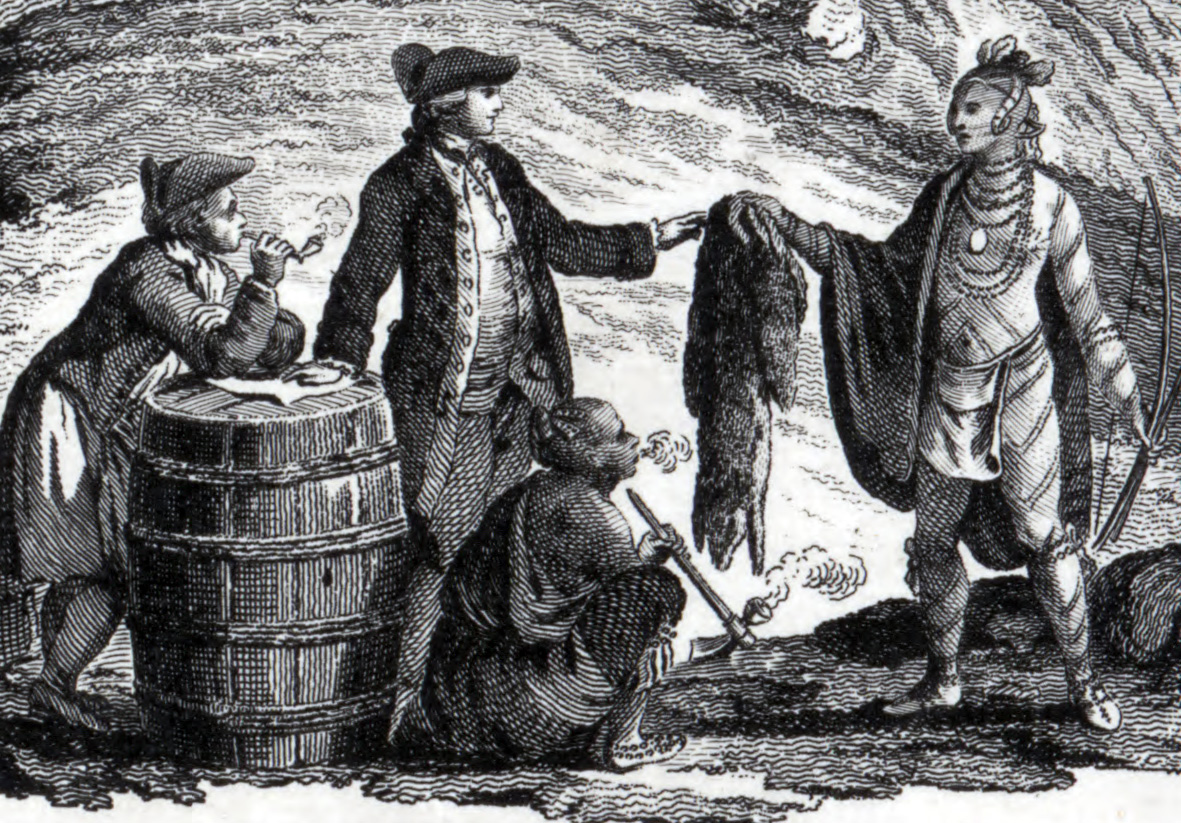 Fur traders in Canada, 1777
